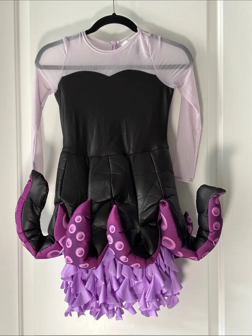 Girls' M Disney.com Purple Ursula Octopus Halloween Costume Dress Villain